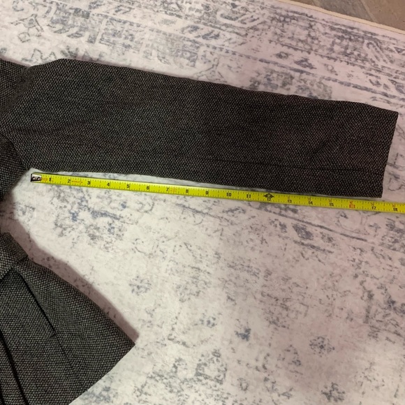 H&M Dark Gray Wool Textured Jacket with Belt 4 - Picture 8 of 12